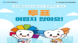 선거365 #9 새마을금고이사장선거 투표절차 안내