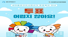 선거365 #9 새마을금고이사장선거 투표절차 안내