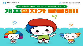 선거365 #10 새마을금고이사장선거 개표절차 안내